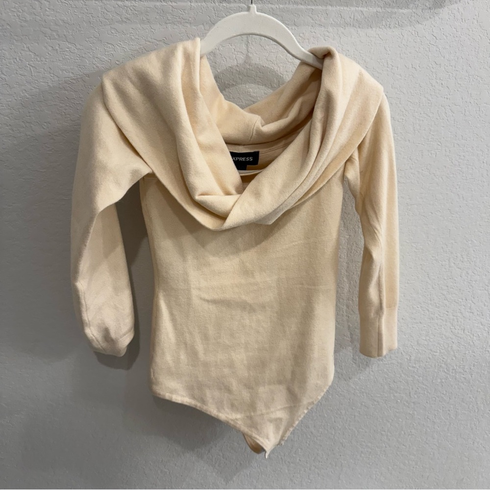 Cream Long Sleeve Bodysuit